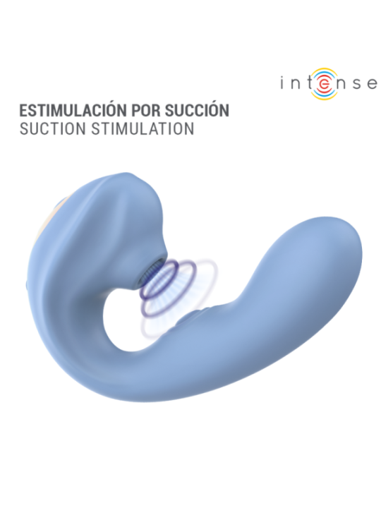 INTENSE - GINA STIMULATEUR CLITORIAL MULTIFONCTIONNEL BLEU