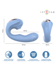 INTENSE - GINA STIMULATEUR CLITORIAL MULTIFONCTIONNEL BLEU