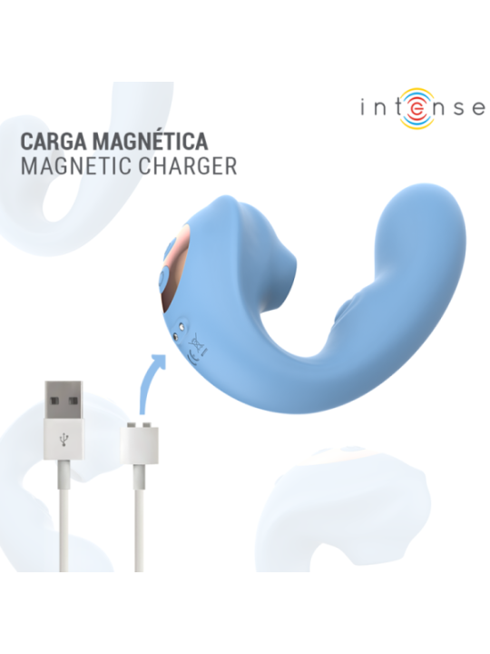 INTENSE - GINA STIMULATEUR CLITORIAL MULTIFONCTIONNEL BLEU