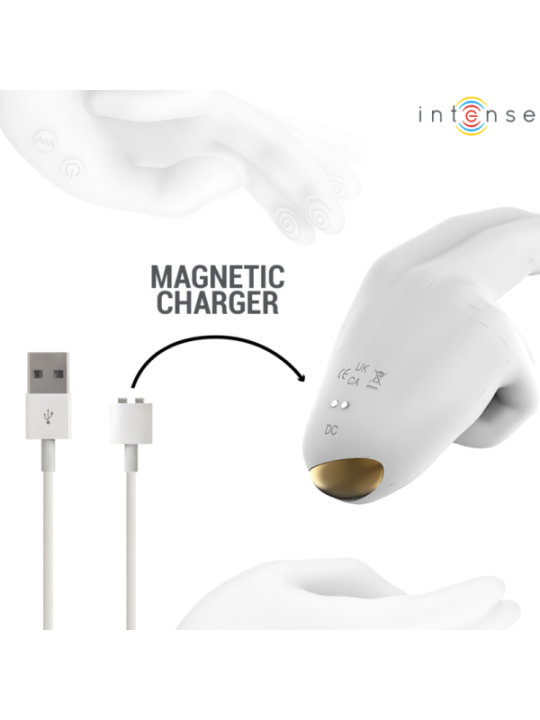 INTENSE - JIMMY STIMULATEUR MULTIFONCTION EN FORME DE MAIN AVEC VIBRATION ET CHALEUR