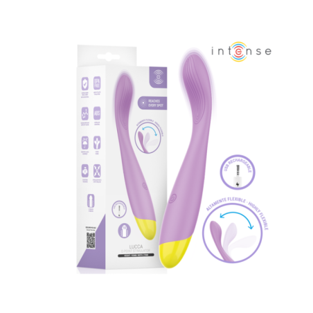 INTENSE - LUCCA STIMULATEUR DE POINT G FLEXIBLE RECHARGEABLE PAR USB