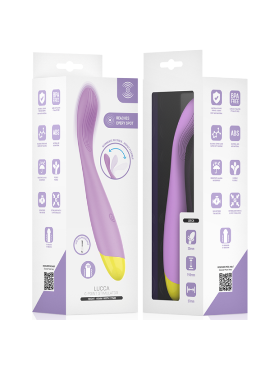 INTENSE - LUCCA STIMULATEUR DE POINT G FLEXIBLE RECHARGEABLE PAR USB