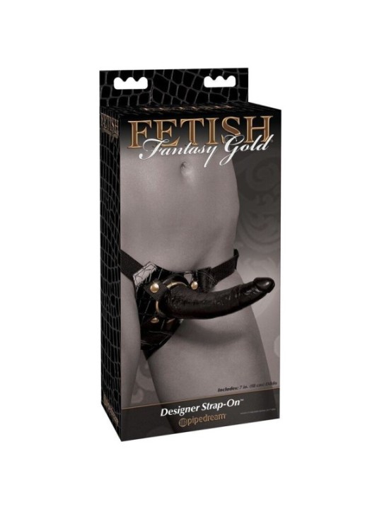 FETISH FANTASY GOLD - DESIGNER STRAP-ON
