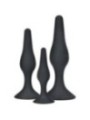 TOYJOY - Plug anal CURVY COMPANIONS 3 pièces Noir