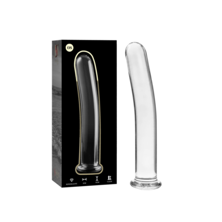 NEBULA SERIES BY IBIZA - MODÈLE 8 GODE EN VERRE BOROSILICATE CLAIR 14.5 CM -O- 2 CM