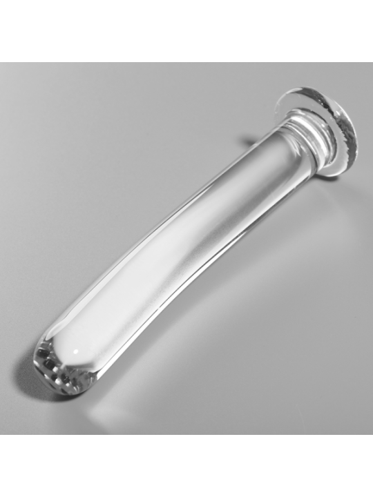 NEBULA SERIES BY IBIZA - MODÈLE 8 GODE EN VERRE BOROSILICATE CLAIR 14.5 CM -O- 2 CM