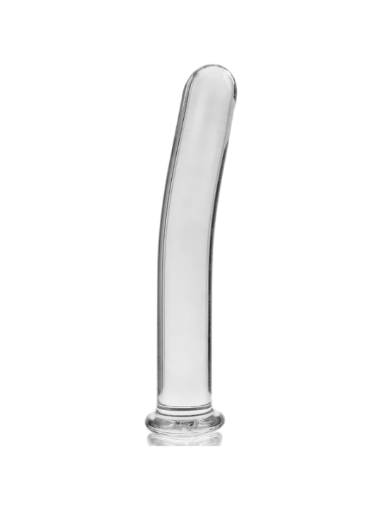 NEBULA SERIES BY IBIZA - MODÈLE 8 GODE EN VERRE BOROSILICATE CLAIR 14.5 CM -O- 2 CM