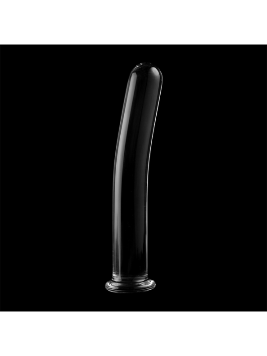 NEBULA SERIES BY IBIZA - MODÈLE 8 GODE EN VERRE BOROSILICATE CLAIR 14.5 CM -O- 2 CM
