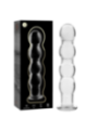 NEBULA SERIES BY IBIZA - MODÈLE 10 GODE EN VERRE BOROSILICATE CLAIR 16.5 CM -O- 3.5 CM