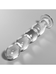 NEBULA SERIES BY IBIZA - MODÈLE 10 GODE EN VERRE BOROSILICATE CLAIR 16.5 CM -O- 3.5 CM