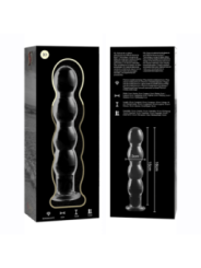 NEBULA SERIES BY IBIZA - MODÈLE 10 GODE EN VERRE BOROSILICATE CLAIR 16.5 CM -O- 3.5 CM