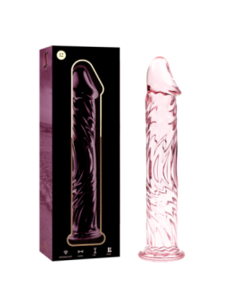 NEBULA SERIES BY IBIZA - MODÈLE 12 GODE EN VERRE BOROSILICATE ROSE 17 CM -O- 3.5 CM