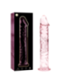 NEBULA SERIES BY IBIZA - MODÈLE 12 GODE EN VERRE BOROSILICATE ROSE 17 CM -O- 3.5 CM