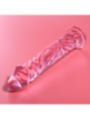 NEBULA SERIES BY IBIZA - MODÈLE 12 GODE EN VERRE BOROSILICATE ROSE 17 CM -O- 3.5 CM