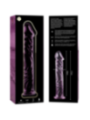 NEBULA SERIES BY IBIZA - MODÈLE 12 GODE EN VERRE BOROSILICATE ROSE 17 CM -O- 3.5 CM