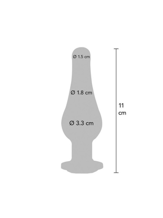 TOYJOY - PLUG ANAL MOYEN DIAMOND BUTT BIJOU