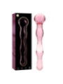 NEBULA SERIES BY IBIZA - MODÈLE 13 GODE EN VERRE BOROSILICATE ROSE 18 CM -O- 3.5 CM