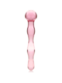 NEBULA SERIES BY IBIZA - MODÈLE 13 GODE EN VERRE BOROSILICATE ROSE 18 CM -O- 3.5 CM