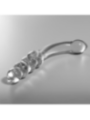 NEBULA SERIES BY IBIZA - MODÈLE 14 GODE EN VERRE BOROSILICATE CLAIR 18.5 CM -O- 3 CM