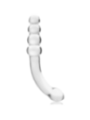 NEBULA SERIES BY IBIZA - MODÈLE 14 GODE EN VERRE BOROSILICATE CLAIR 18.5 CM -O- 3 CM