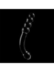 NEBULA SERIES BY IBIZA - MODÈLE 14 GODE EN VERRE BOROSILICATE CLAIR 18.5 CM -O- 3 CM