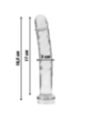 NEBULA SERIES BY IBIZA - MODÈLE 16 GODE EN VERRE BOROSILICATE CLAIR 18.5 CM -O- 3 CM
