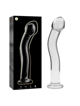 NEBULA SERIES BY IBIZA - MODÈLE 18 GODE EN VERRE BOROSILICATE CLAIR 18.5 CM -O- 3.5 CM