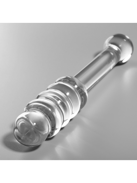 NEBULA SERIES BY IBIZA - MODÈLE 20 GODE EN VERRE BOROSILICATE CLAIR 20.5 CM -O- 3 CM