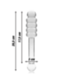 NEBULA SERIES BY IBIZA - MODÈLE 20 GODE EN VERRE BOROSILICATE CLAIR 20.5 CM -O- 3 CM