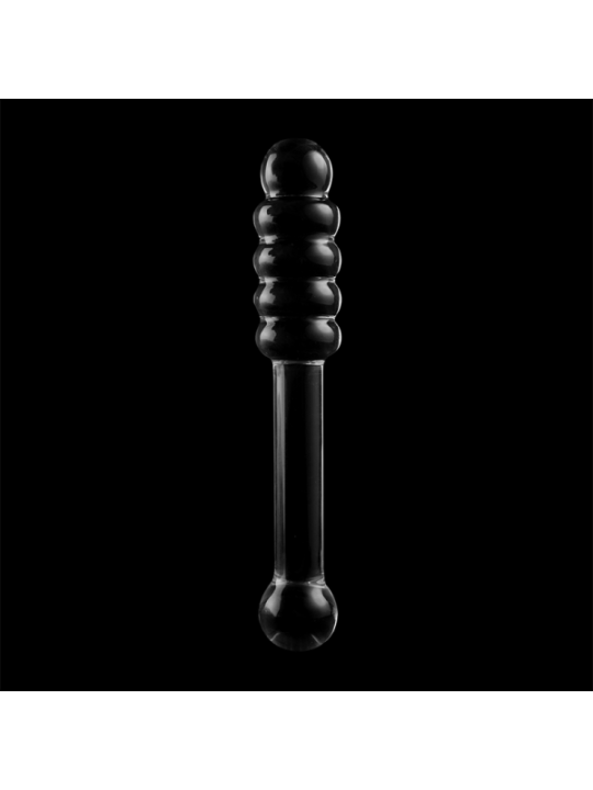 NEBULA SERIES BY IBIZA - MODÈLE 20 GODE EN VERRE BOROSILICATE CLAIR 20.5 CM -O- 3 CM