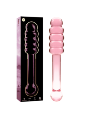 NEBULA SERIES BY IBIZA - MODÈLE 20 GODE EN VERRE BOROSILICATE ROSE 20.5 CM -O- 3 CM