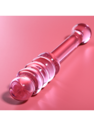 NEBULA SERIES BY IBIZA - MODÈLE 20 GODE EN VERRE BOROSILICATE ROSE 20.5 CM -O- 3 CM