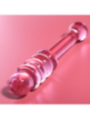 NEBULA SERIES BY IBIZA - MODÈLE 20 GODE EN VERRE BOROSILICATE ROSE 20.5 CM -O- 3 CM