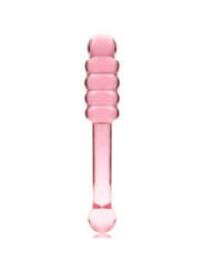 NEBULA SERIES BY IBIZA - MODÈLE 20 GODE EN VERRE BOROSILICATE ROSE 20.5 CM -O- 3 CM