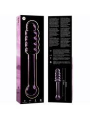 NEBULA SERIES BY IBIZA - MODÈLE 20 GODE EN VERRE BOROSILICATE ROSE 20.5 CM -O- 3 CM