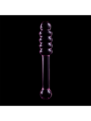 NEBULA SERIES BY IBIZA - MODÈLE 20 GODE EN VERRE BOROSILICATE ROSE 20.5 CM -O- 3 CM
