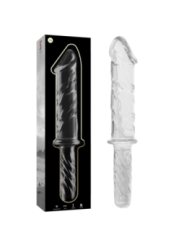 NEBULA SERIES BY IBIZA - MODÈLE 24 GODE EN VERRE BOROSILICATE CLAIR 28.5 CM -O- 5 CM