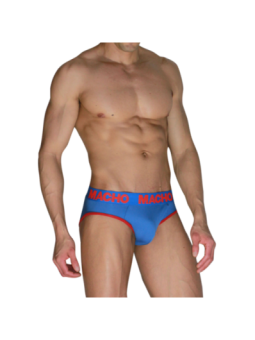 MACHO - MCH005 CLASSIC SLIP BLEU + ROUGE S