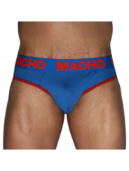 MACHO - MCH005 CLASSIC SLIP BLEU + ROUGE XL