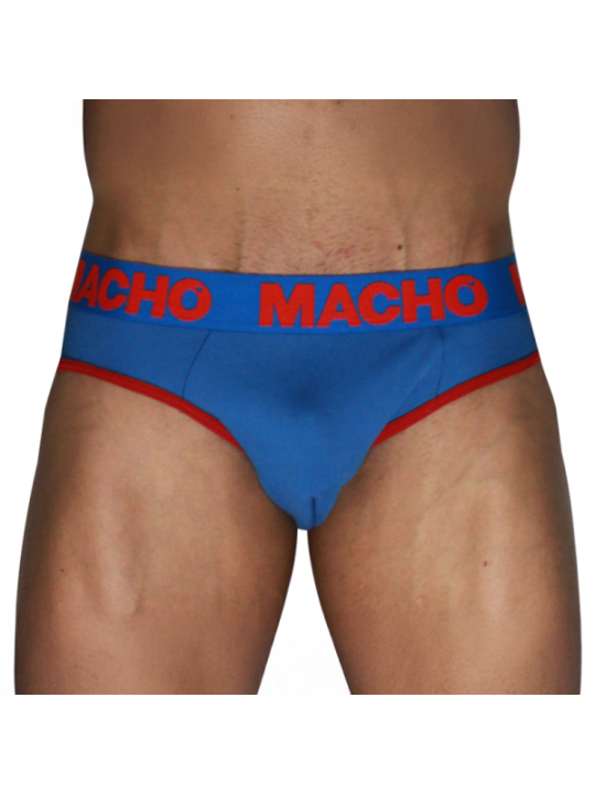 MACHO - MCH005 CLASSIC SLIP BLEU + ROUGE XL