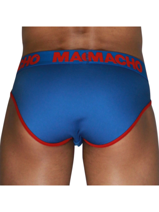 MACHO - MCH005 CLASSIC SLIP BLEU + ROUGE XL