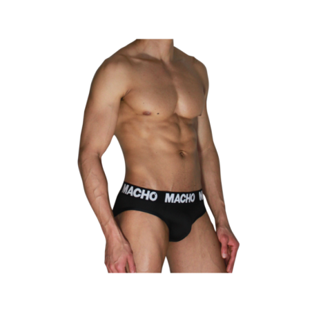 MACHO - MCH007 CLASSIQUE SLIP NOIR + NOIR M