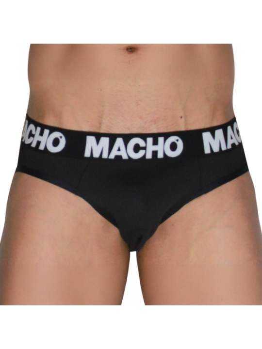MACHO - MCH007 CLASSIQUE SLIP NOIR + NOIR M