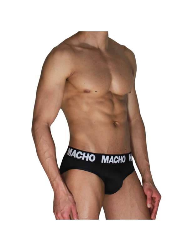MACHO - MCH007 CLASSIQUE SLIP NOIR + NOIR XL