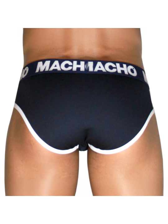 MACHO - MCH008 Slip classique bleu marine S