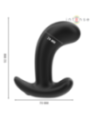 INTENSE - CHANDLER ANAL PLUG 10 VIBRATIONS NOIR TÉLÉCOMMANDE