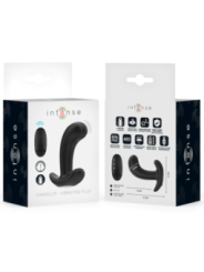 INTENSE - CHANDLER ANAL PLUG 10 VIBRATIONS NOIR TÉLÉCOMMANDE