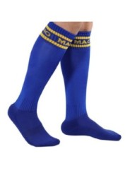 MACHO - CHAUSSETTES LONGUES TAILLE UNIQUE BLEU