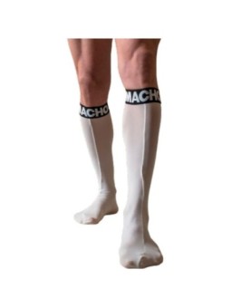 MACHO - CHAUSSETTES FINES TAILLE UNIQUE BLANCHE