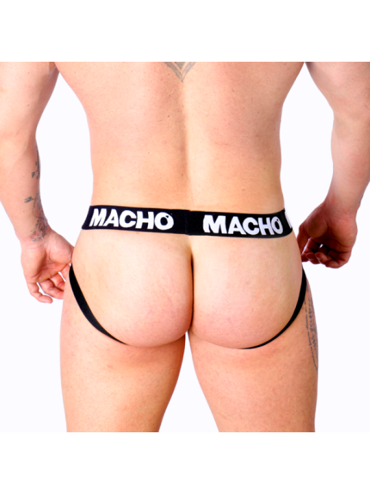 MACHO - MX25NC JOCK CUIR NOIR L
